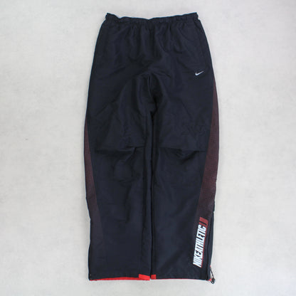 RARE Vintage 00s Nike Trackpants Black - (M)