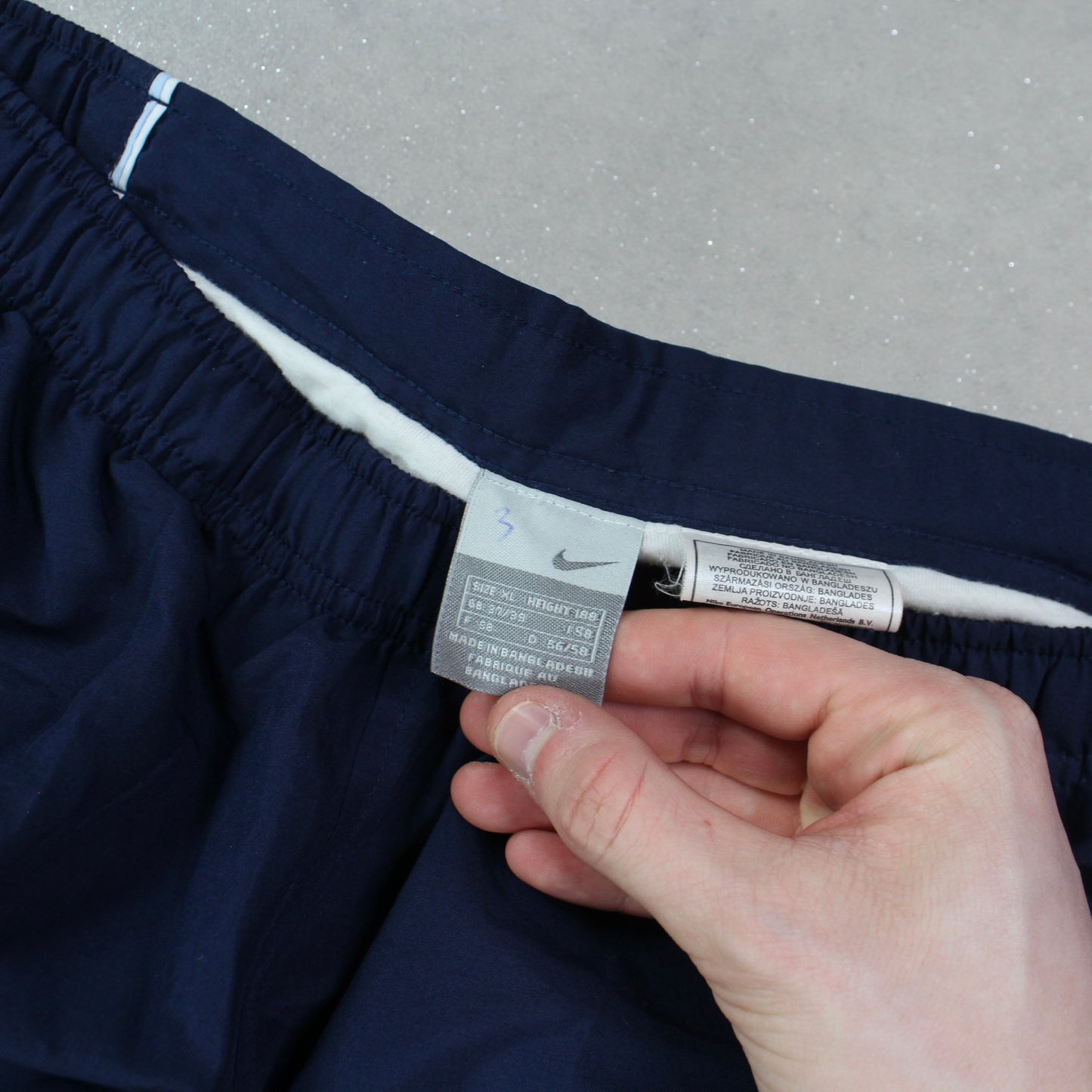 RARE 00s Nike Trackpants Navy - (L)