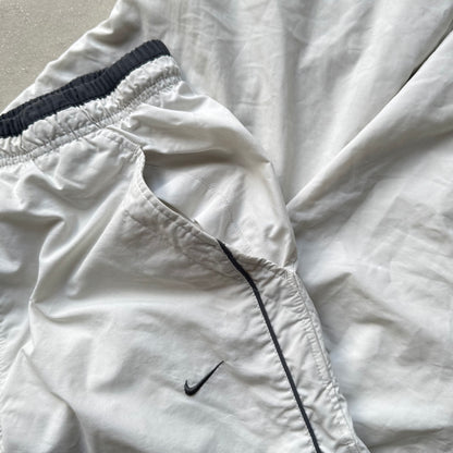 RARE 2000s Nike Trackpants White - (S)