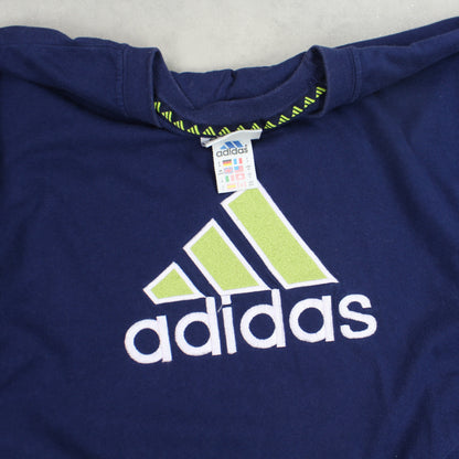 RARE Adidas T-Shirt Navy - (L)