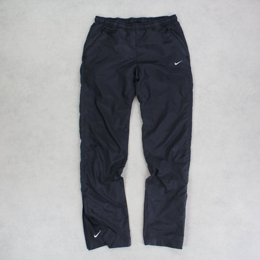 RARE 00s Nike Trackpants Black - (XS)