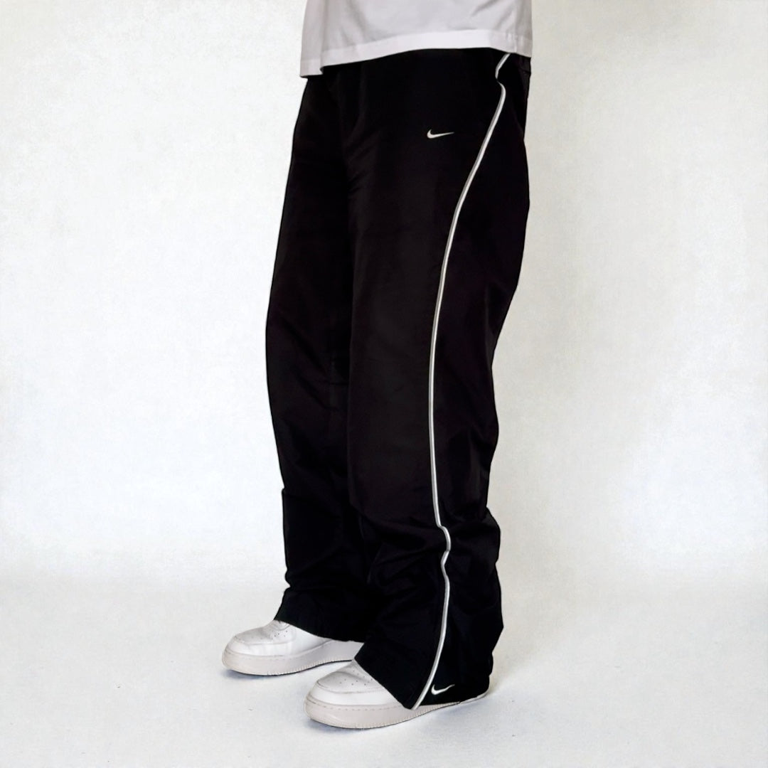 RARE 2000s Nike Trackpants Black - (XL)