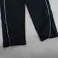RARE Vintage 00s Baggy Nike Track Pants Black - (L)