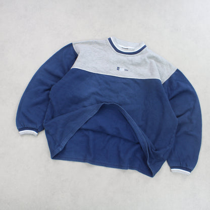 RARE Vintage 90s Nike Sweatshirt Navy - (S)