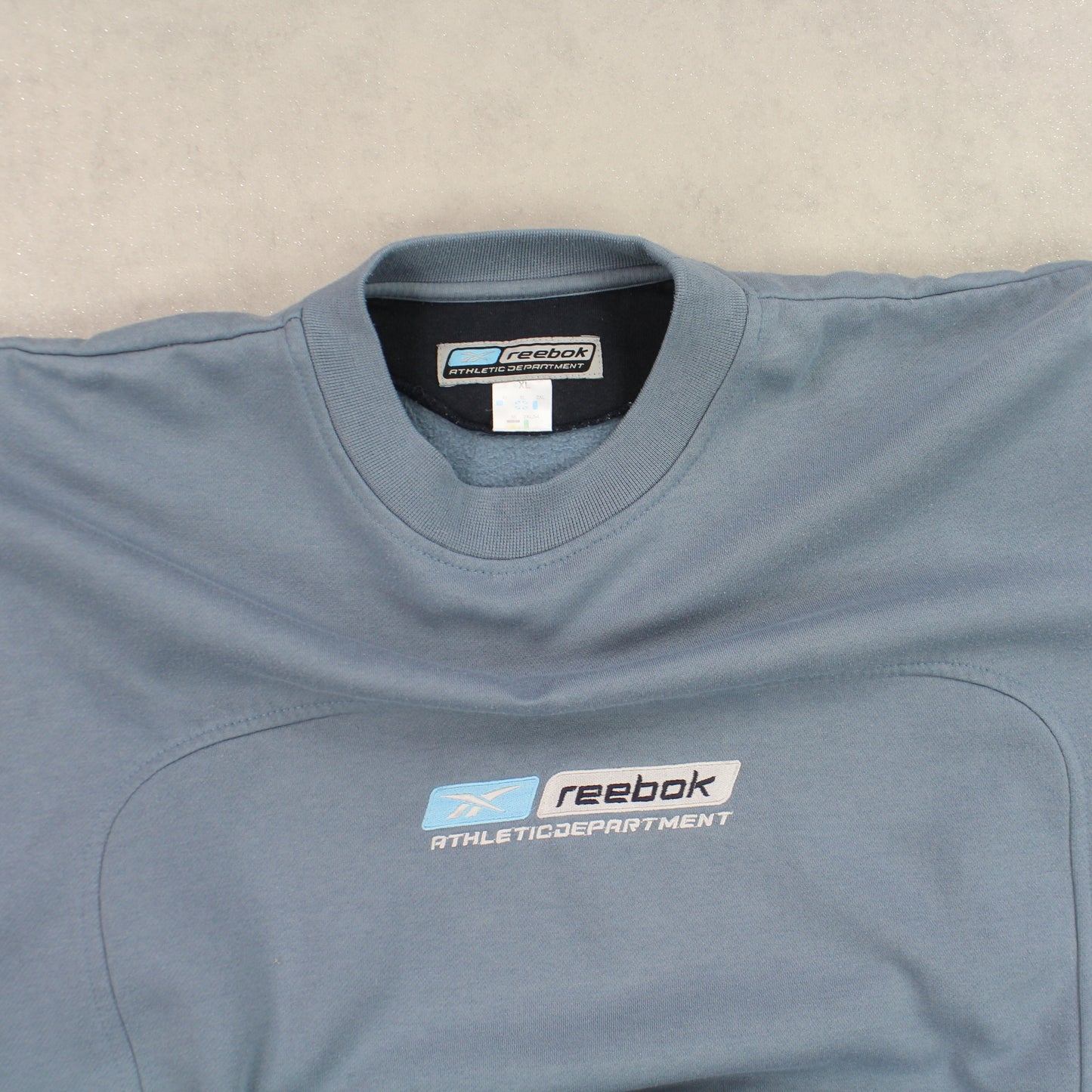 RARE Vintage 1990s Reebok Sweatshirt Blue - (M)