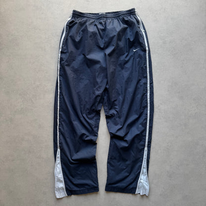 RARE 2000s Nike Trackpants Navy - (L)