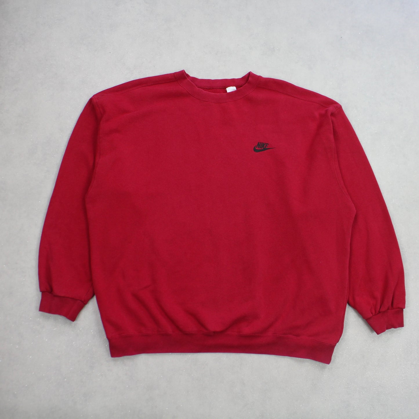 Vintage 1990s Nike Sweatshirt Red - (XL)