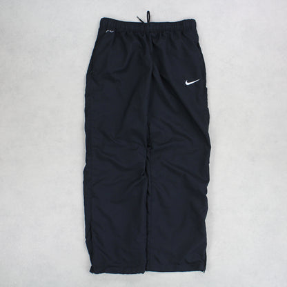 RARE Vintage 00s Nike Trackpants Black - (M)