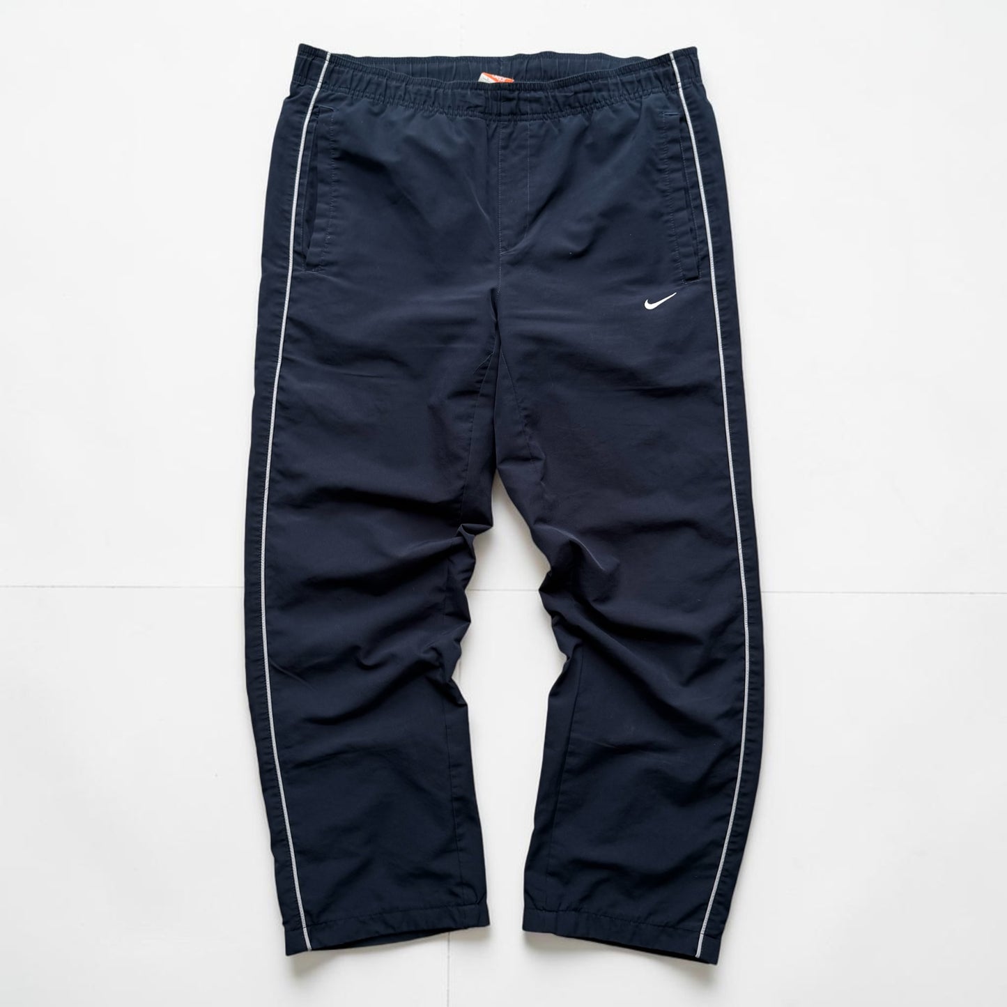 RARE 2000s Nike Trackpants Navy - (S)