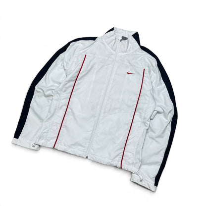 SELTENE Nike Trainingsjacke aus den 2000ern, Weiß – (S)