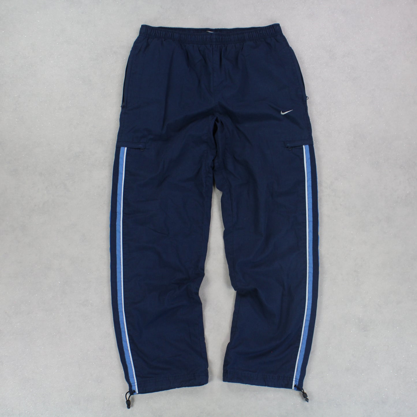 RARE 00s Nike Trackpants Navy - (M)