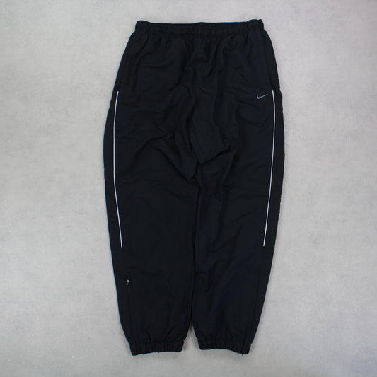 RARE 00s Nike Trackpants Black - (L)