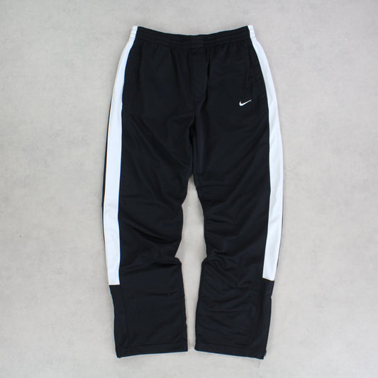 RARE 00s Nike Trackpants Black - (S)