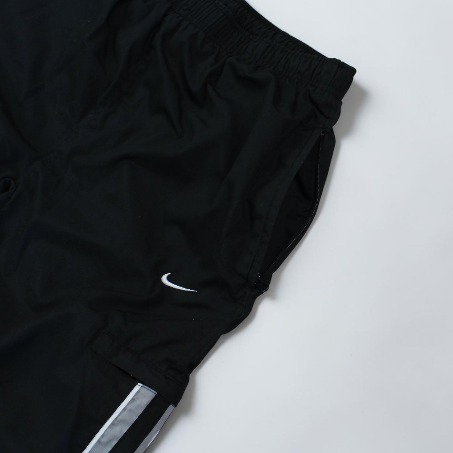 RARE 2000s Nike Baggy Trackpants Black - (L)