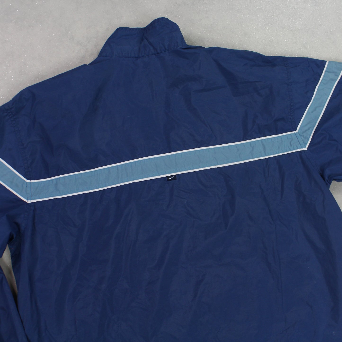 RARE 00s Nike Track Jacket Blue - (XL)