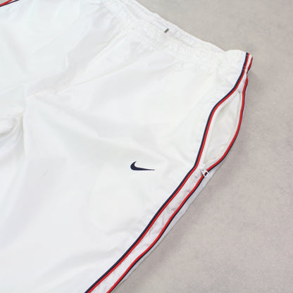 SUPER RARE 00s Nike Trackpants White - (L)