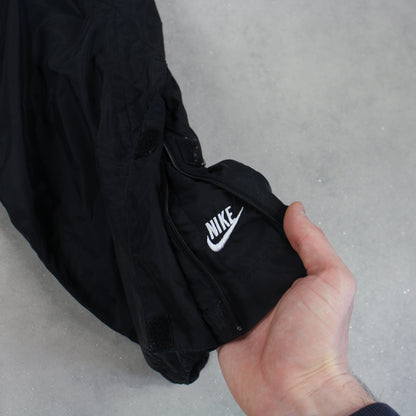 SUPER RARE 00s Nike Trackpants Black - (L)