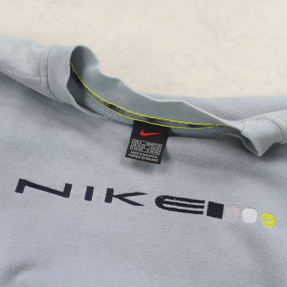 VERY RARE 1990s Nike Spell Out Sweatshirt Blue - (XS)