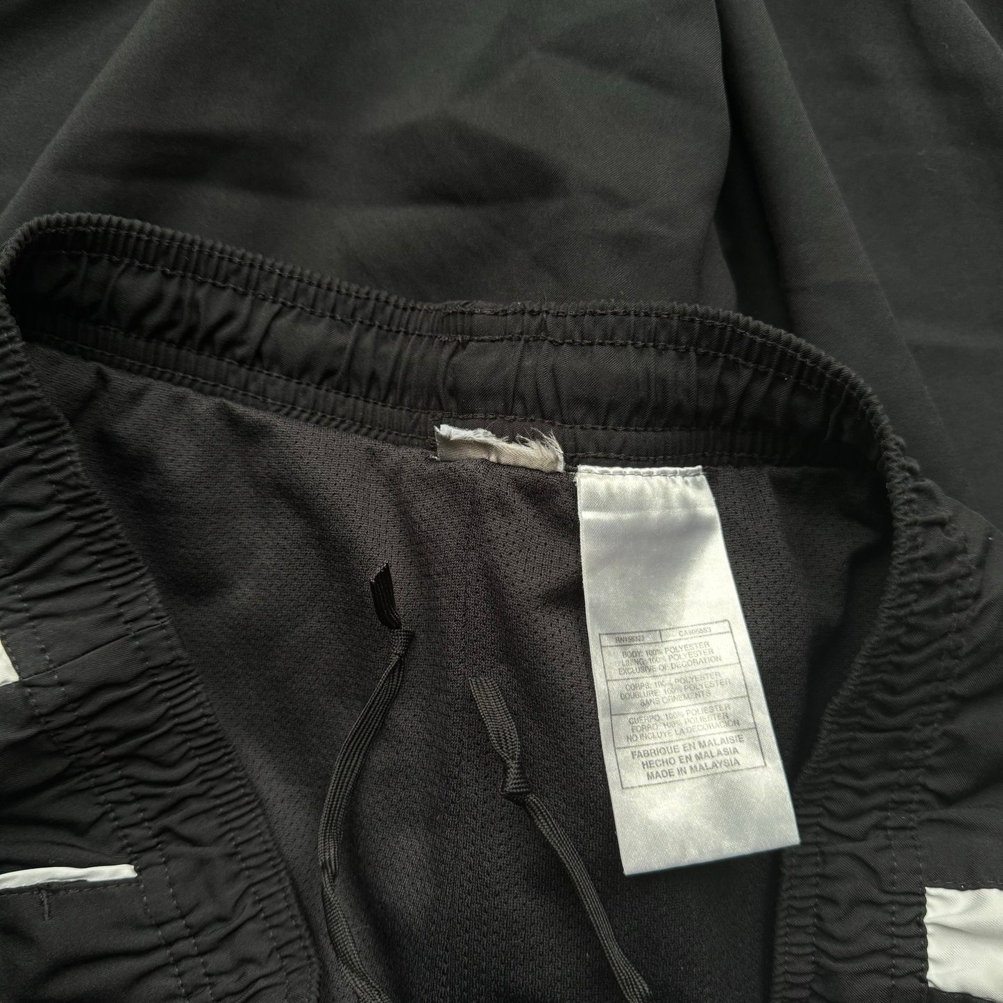 RARE 2000s Baggy Nike Trackpants Black - (L)