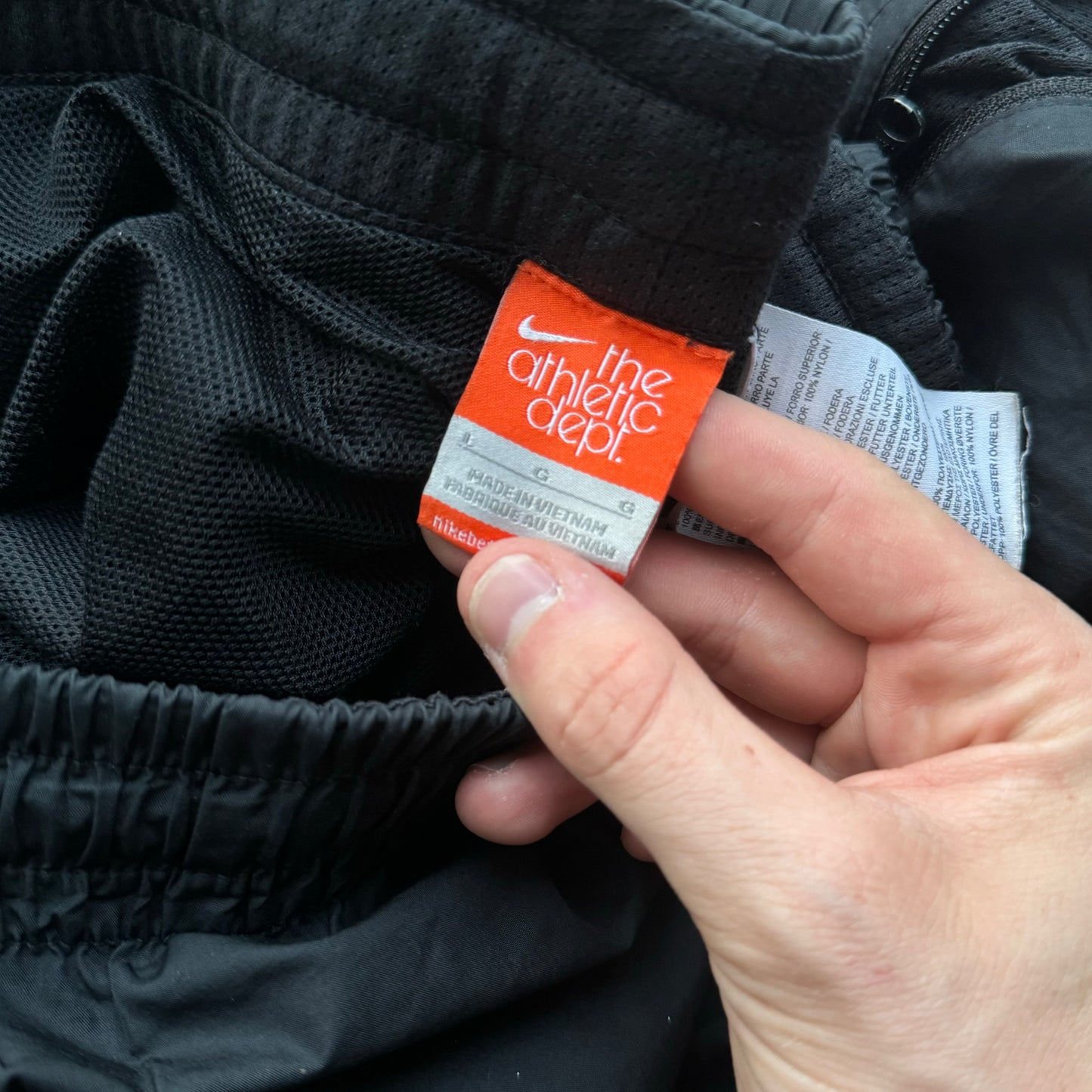 RARE 2000s Nike Trackpants Black - (L)