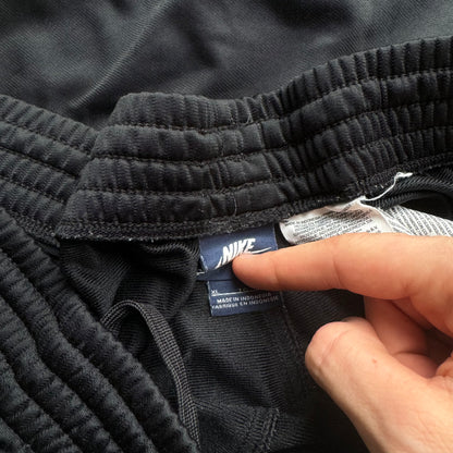 RARE Baggy Nike Trackpants Black - (L)