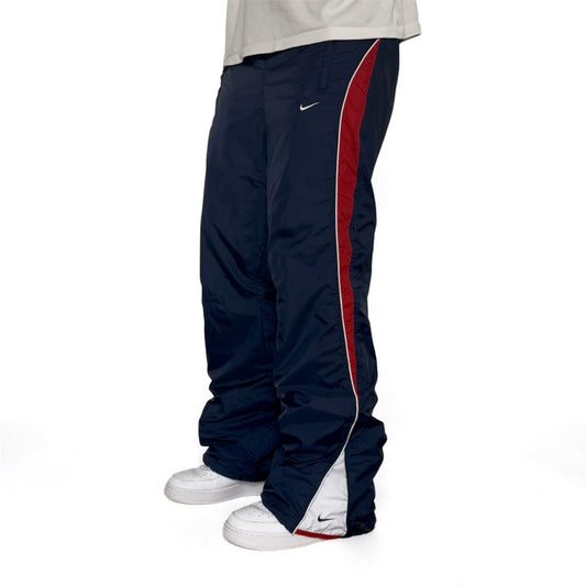 SUPER RARE 2000s Nike Trackpants Navy - (L)