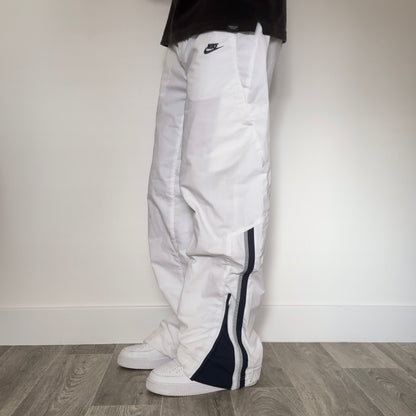 SUPER RARE 2000s Nike Trackpants BRAND NEW White - (L)