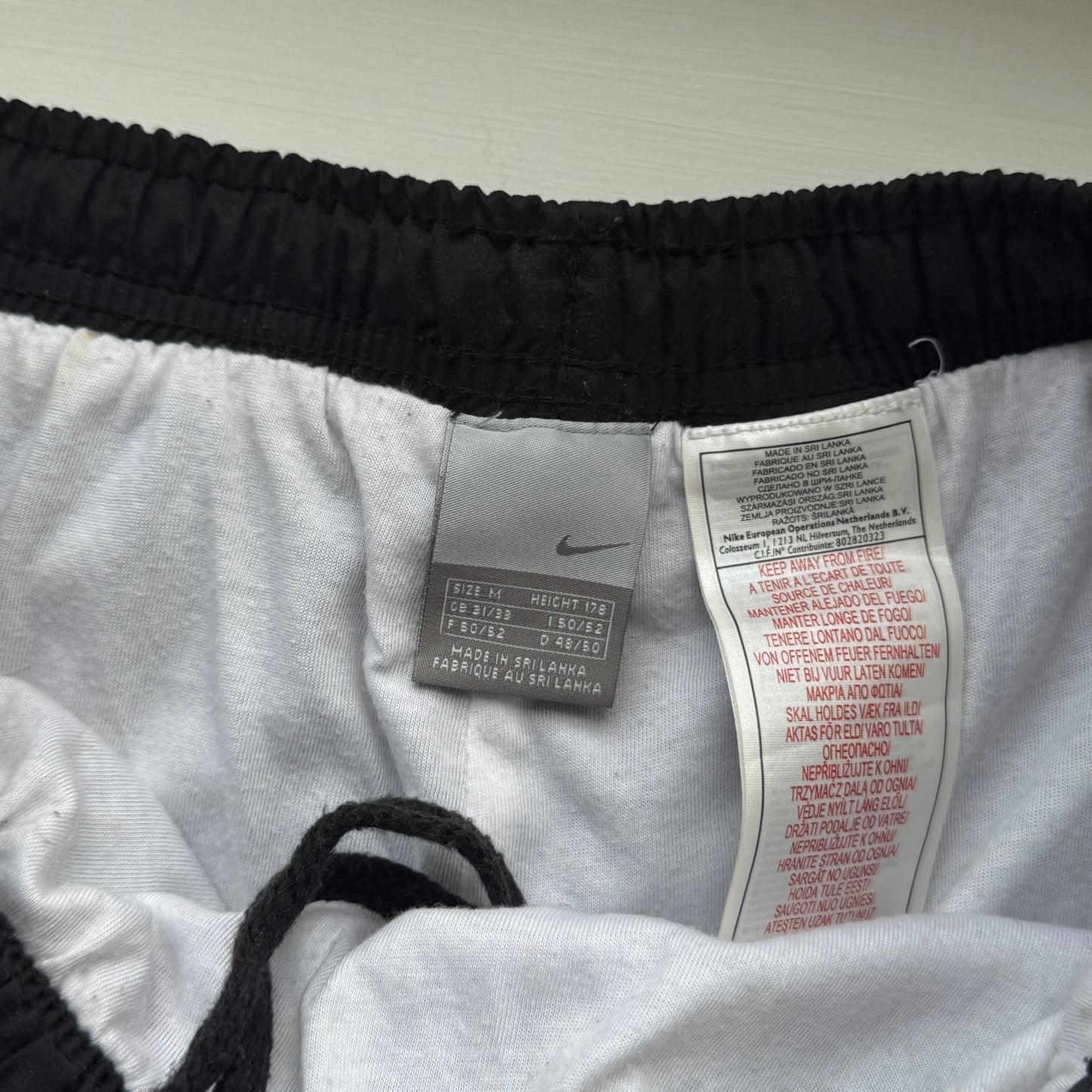 2000s Baggy Nike Trackpants Black - (M)