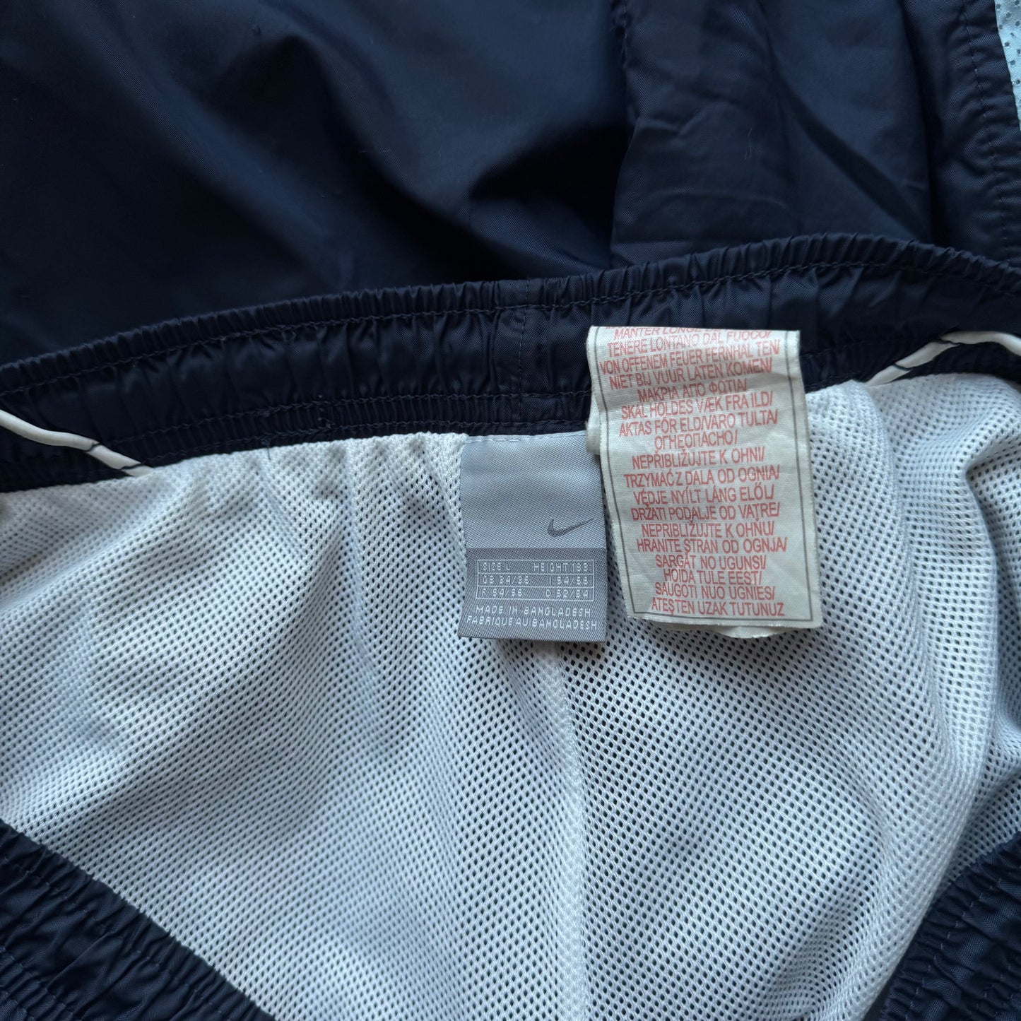 SUPER RARE 2000s Nike Trackpants Navy *PREMIUM* - (L)