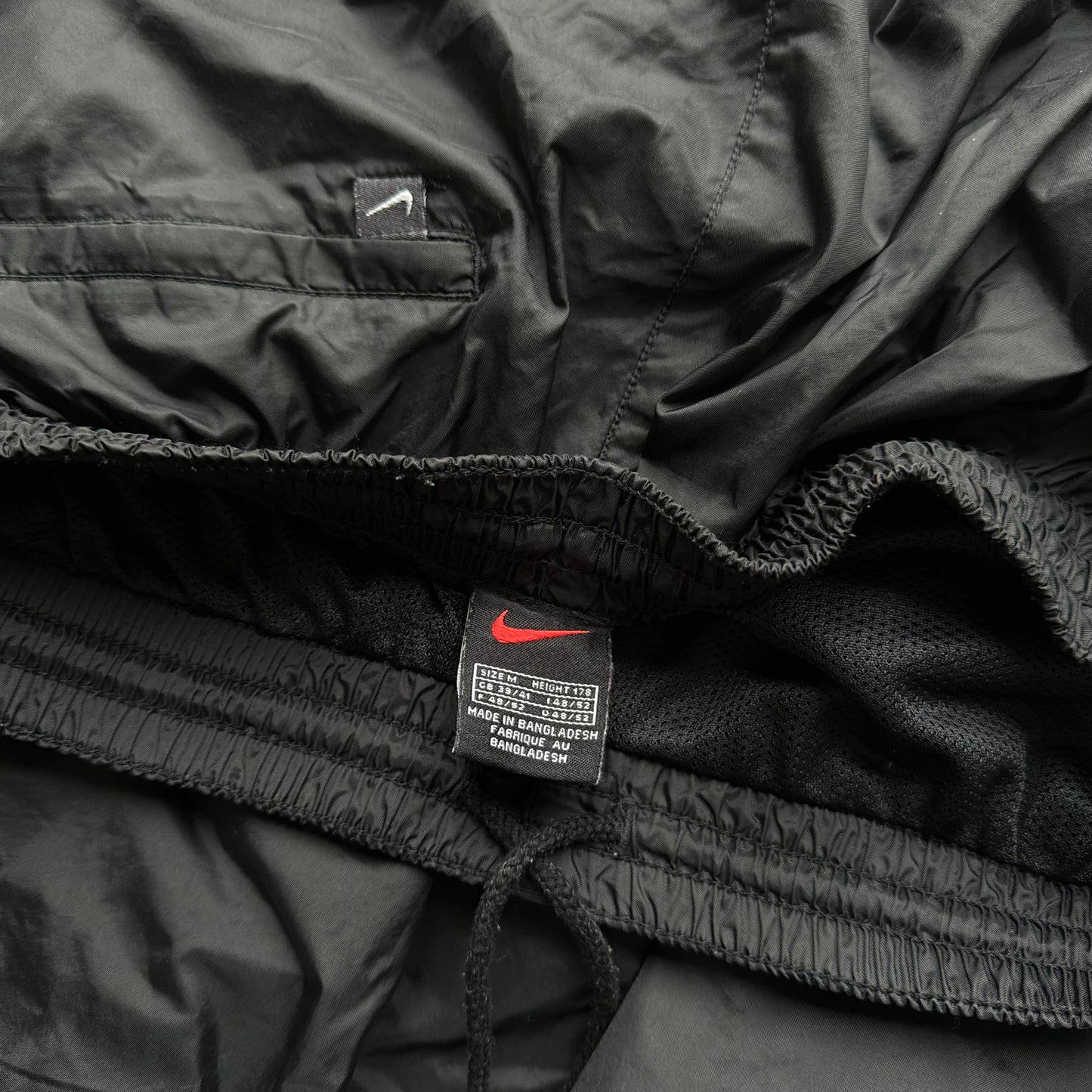 SUPER RARE 1990s Nike Trackpants Black - (M)