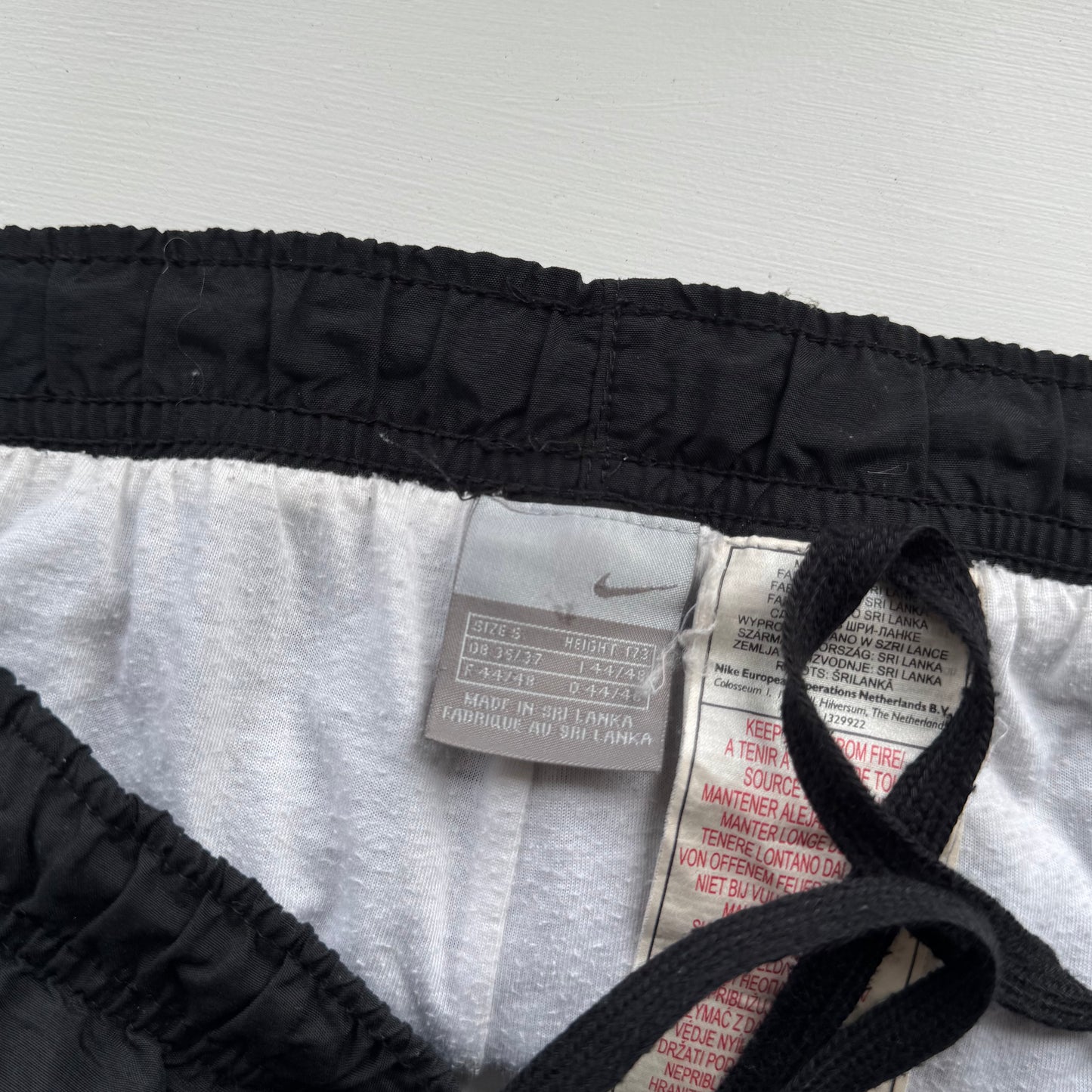 SUPER RARE 2000s Nike Trackpants Black - (S)