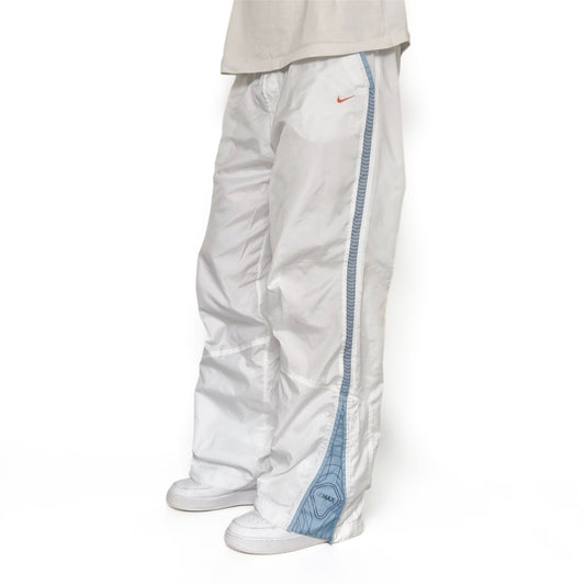 ULTRA RARE 2000s Nike Air Max Trackpants White *PREMIUM* - (L)