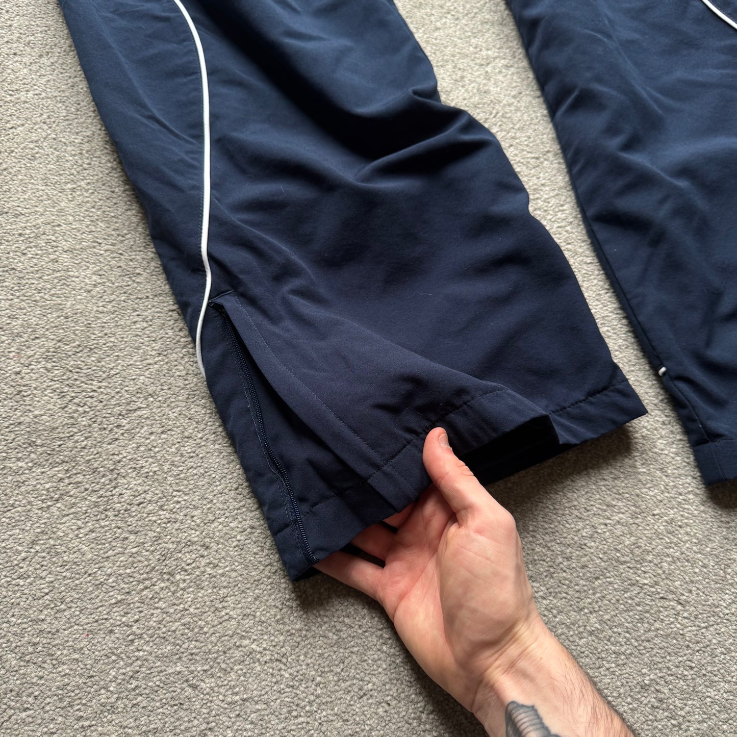 RARE 2000s Nike Trackpants Navy - (L)