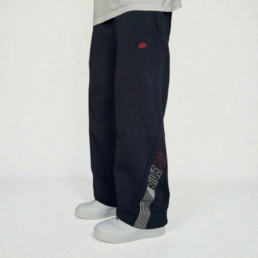RARE 2000s Nike Airmax Joggers Black - (L)
