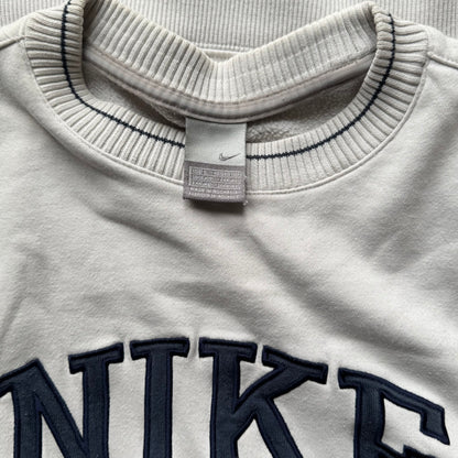SUPER RARE 2000s Nike Sweatshirt White - (S)