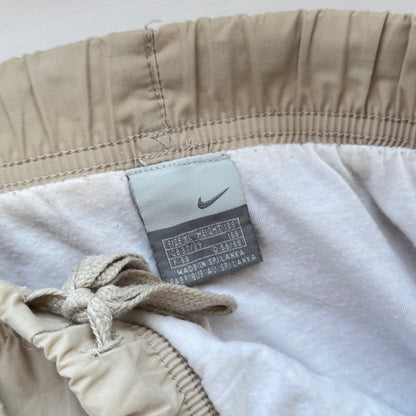 SUPER RARE 2000s Nike Trackpants Cream - (L)