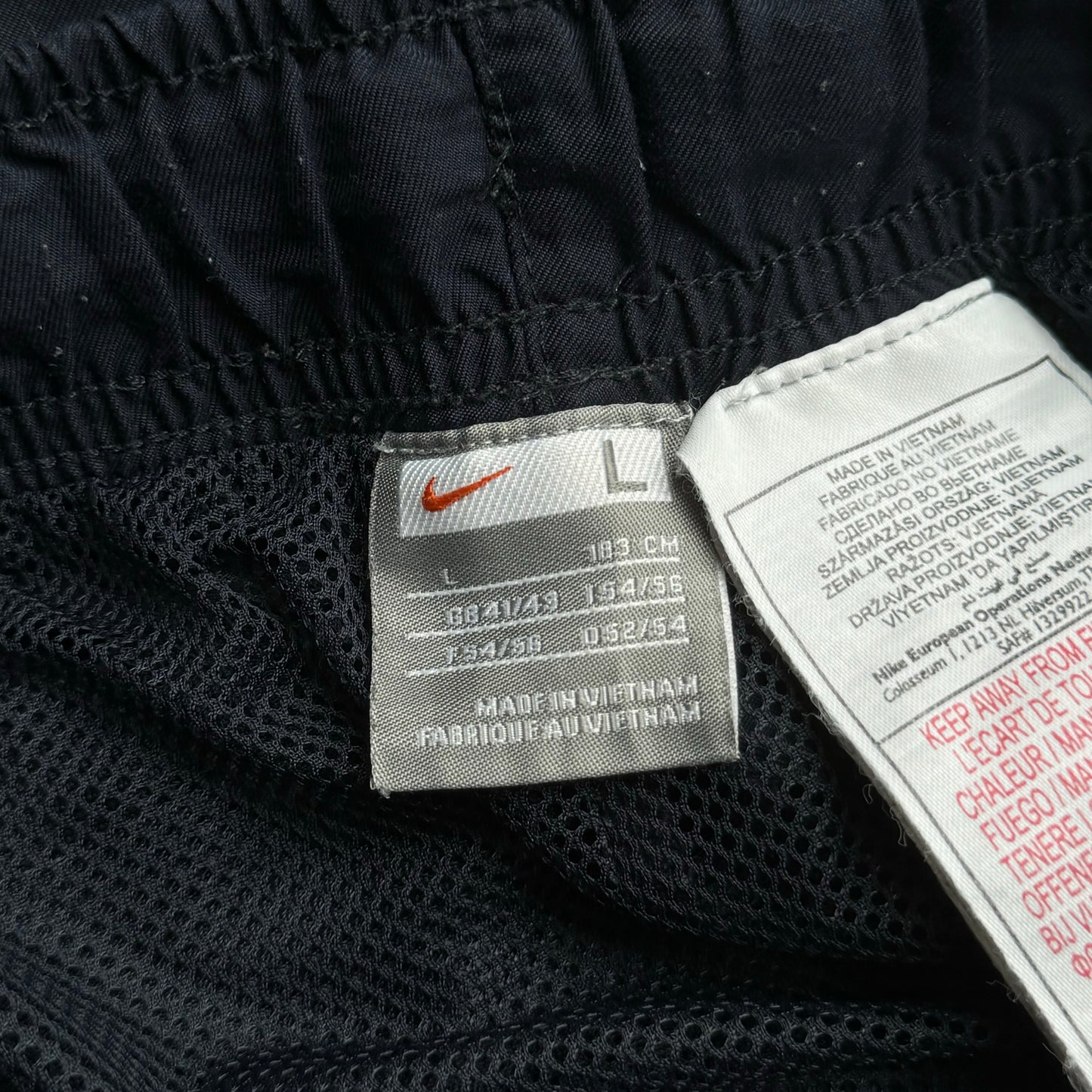 RARE 2000s Baggy Nike Trackpants Navy - (L)