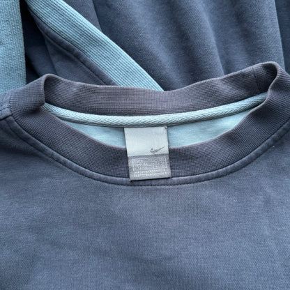 RARE 2000s Nike Sweatshirt Blue - (L)