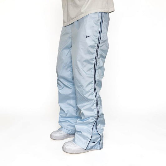 ULTRA RARE 2000s Nike Trackpants Blue - (L)