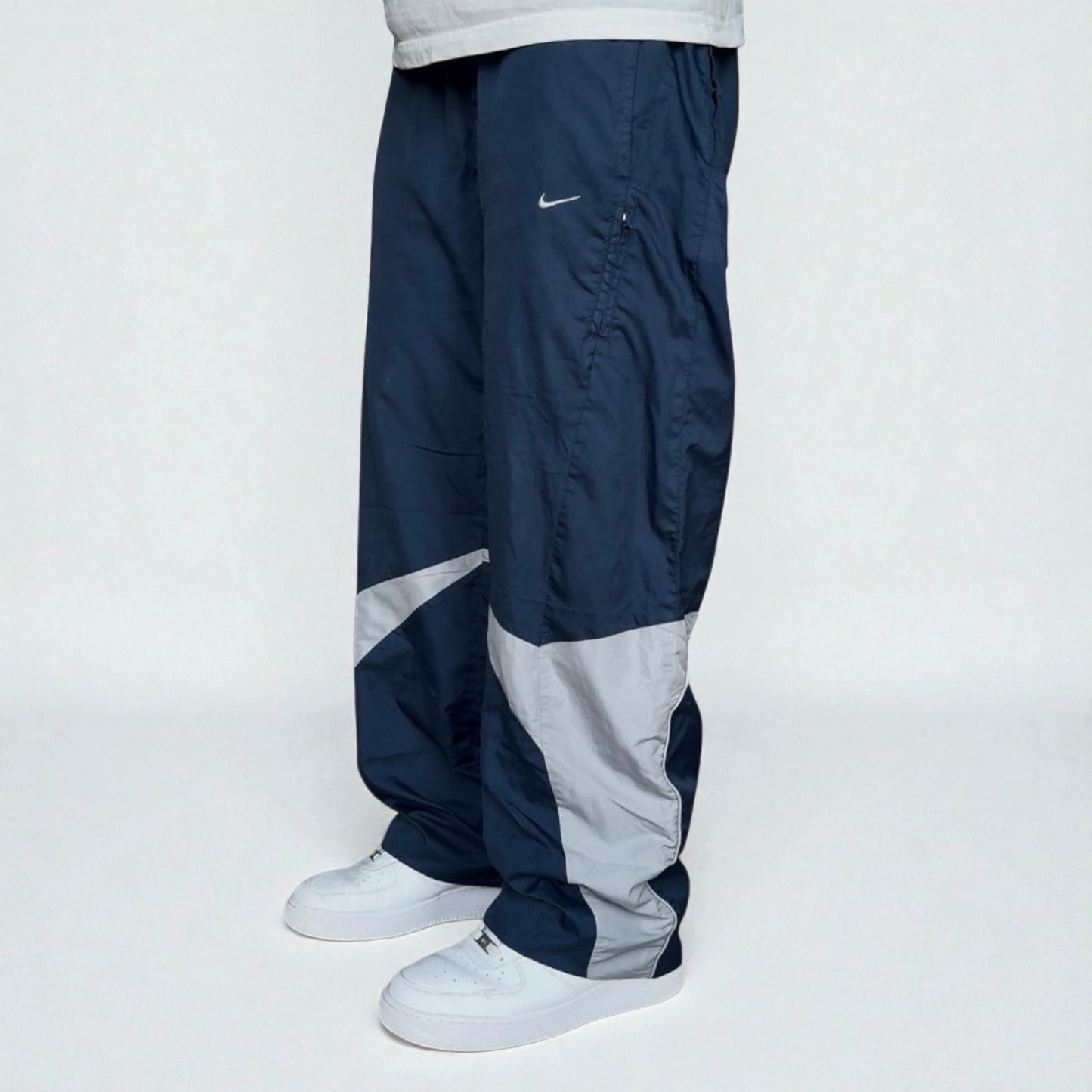 SUPER RARE 2000s Nike Shox Trackpants Navy - (XL)