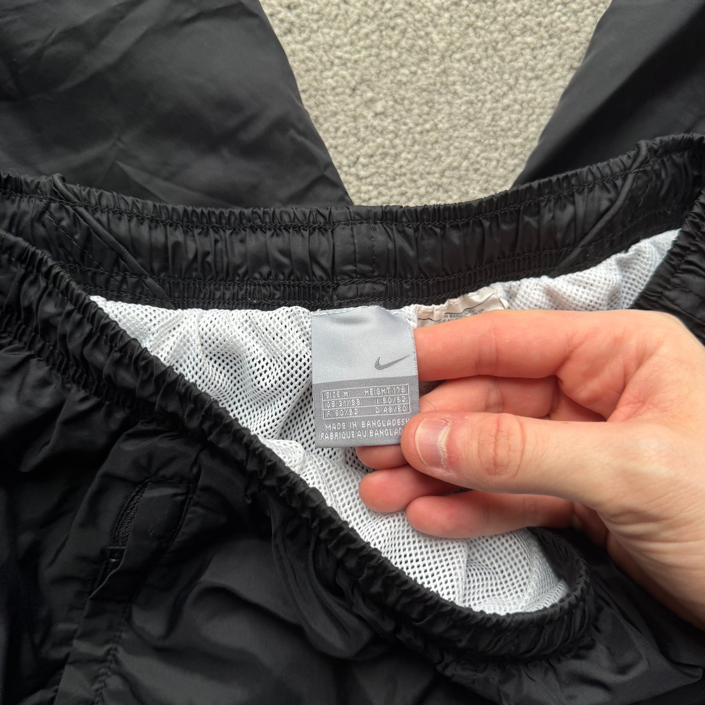 RARE 2000s Nike Trackpants Black - (S)