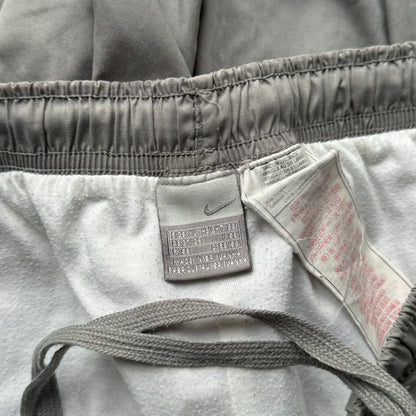 RARE 2000s Nike Trackpants Grey - (L)