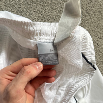 SUPER RARE 2000s Nike Trackpants White *PREMIUM* - (L)