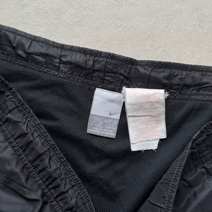 SUPER RARE 2000s Baggy Nike Trackpants Black - (M)
