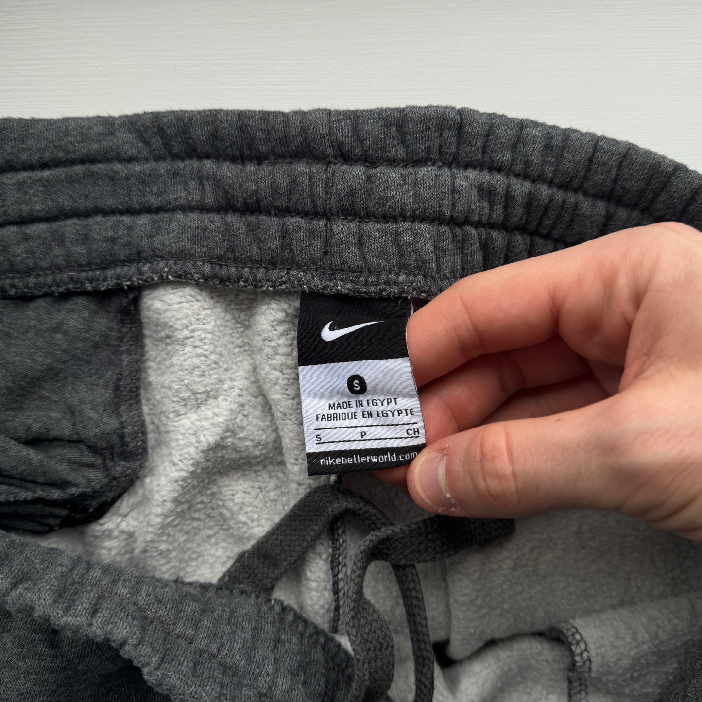 RARE 2000s Open Leg Nike Joggers Grey - (S)