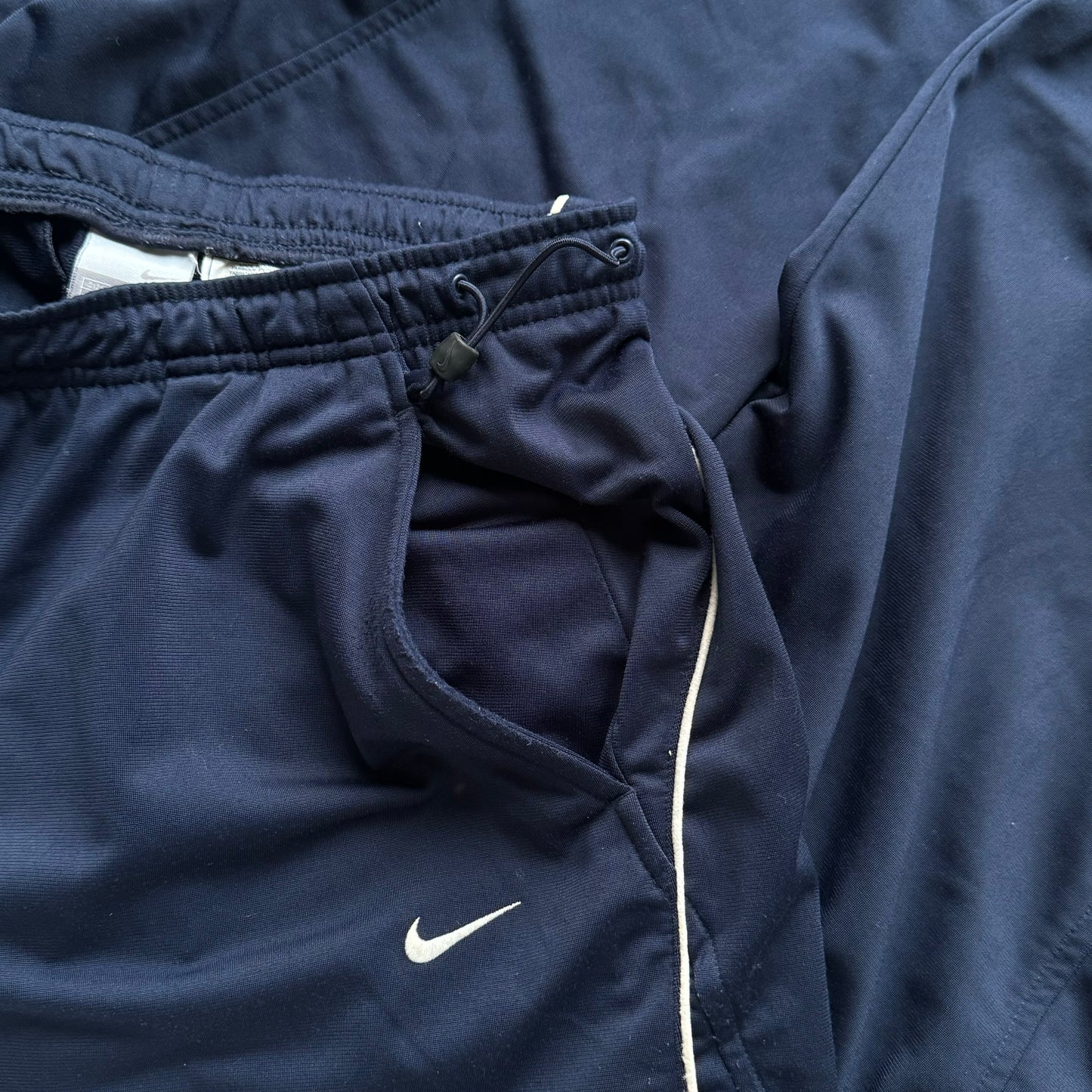 RARE 2000s Nike Trackpants Navy - (L)
