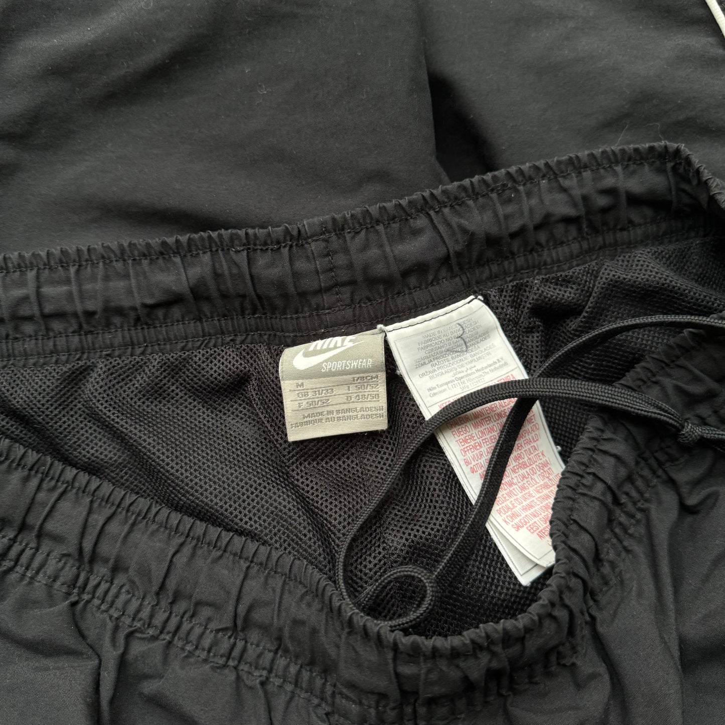 RARE 2000s Nike Trackpants Black - (M)