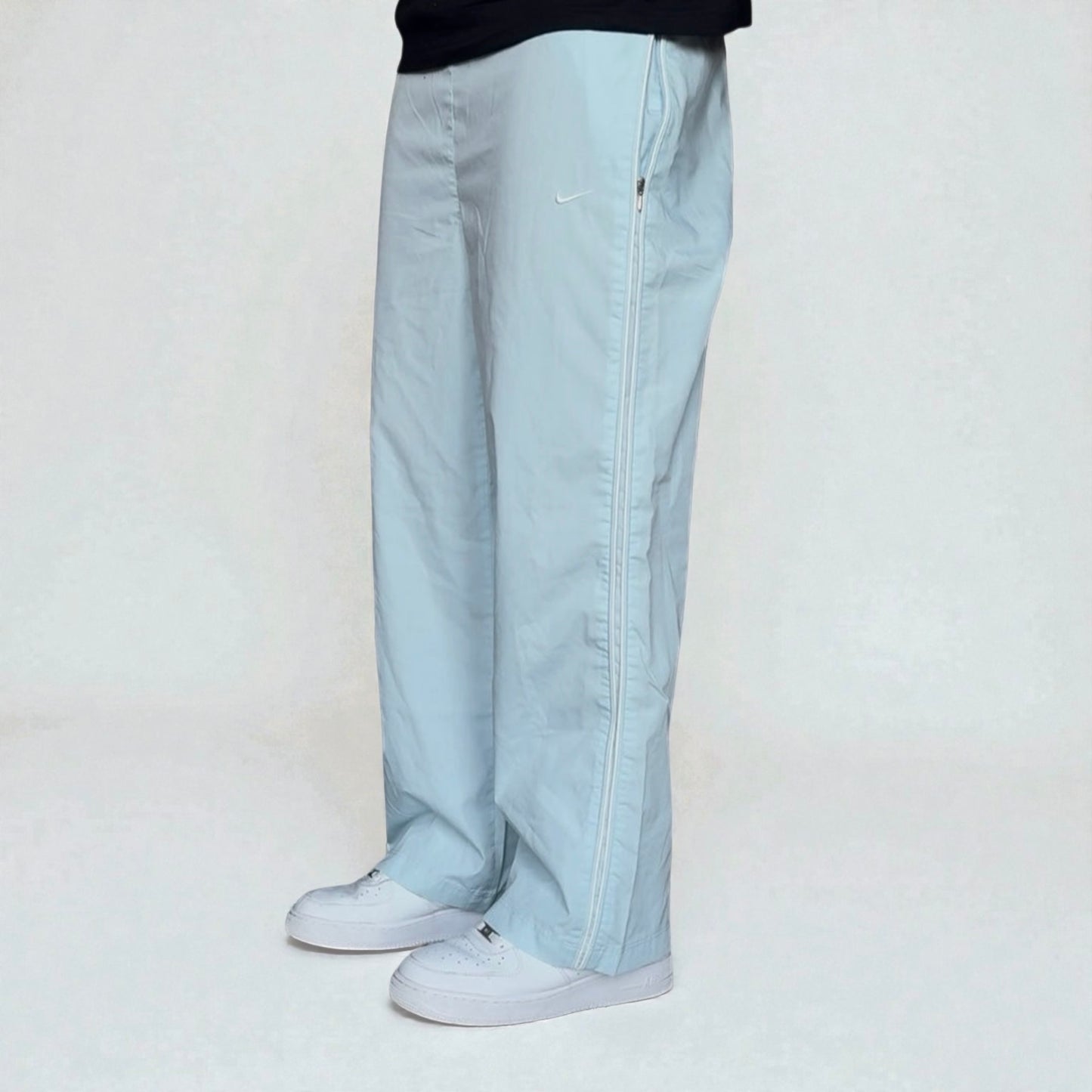 SUPER RARE 2000s Nike Trackpants Blue - (L)