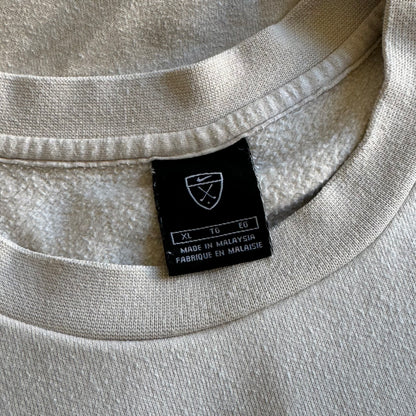 SUPER RARE 2000s Nike Golf Sweatshirt Cream - (L)