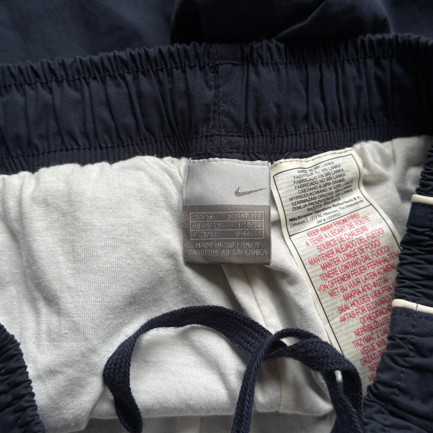 SUPER RARE 2000s Nike Trackpants Navy *PREMIUM* - (M)